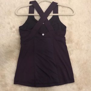 Lululemon Energy Tank Burgundy/Wine sz 6